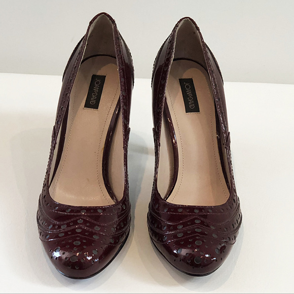 Joan & David Patent Leather Perforated Pumps - Picture 6 of 8
